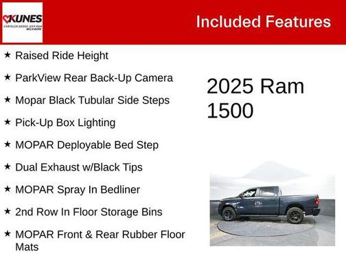 2025 RAM 1500 Warlock Crew Cab 4x4 5'7' Box