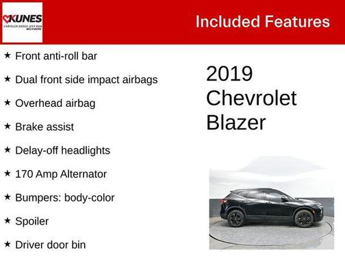Black 2019 Chevrolet Blazer 2LT