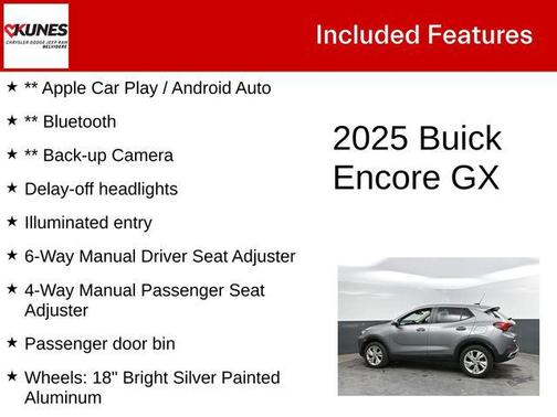 Moonstone Gray Metallic 2025 Buick Encore GX Preferred