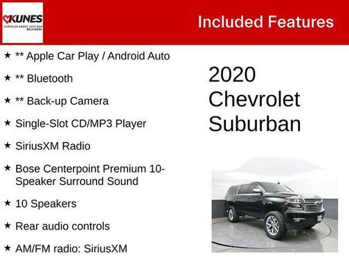 Black 2020 Chevrolet Suburban Premier