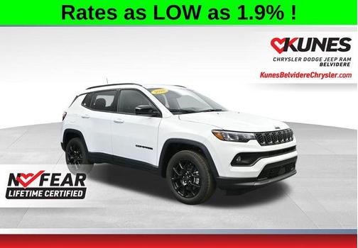 Bright White Clearcoat 2026 Jeep Compass Latitude