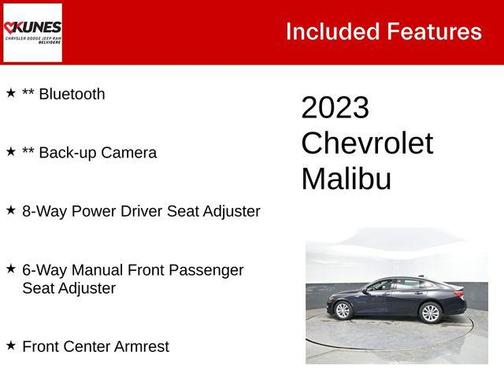 Dark Ash Metallic 2023 Chevrolet Malibu FWD 1LT