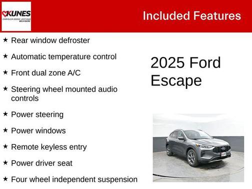 Carbonized Gray Metallic 2025 Ford Escape ST-Line