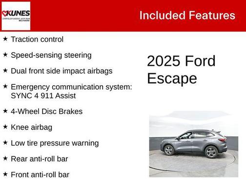 Carbonized Gray Metallic 2025 Ford Escape ST-Line