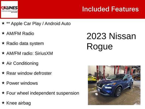 Caspian Blue Metallic 2023 Nissan Rogue S