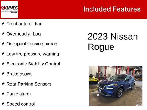 Caspian Blue Metallic 2023 Nissan Rogue S