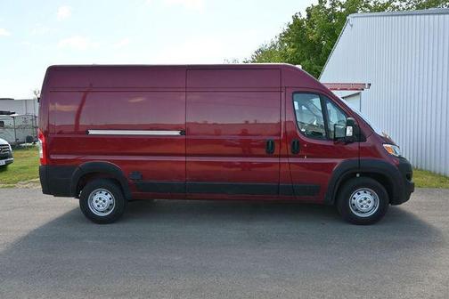 Deep Cherry Red Crystal Pearlcoat 2023 RAM ProMaster 2500 High Roof