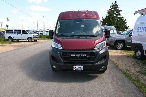 Deep Cherry Red Crystal Pearlcoat 2023 RAM ProMaster 2500 High Roof