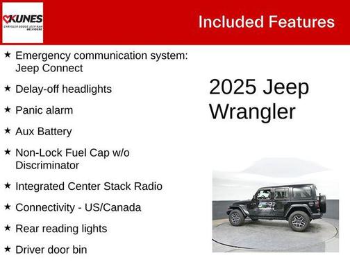Black Clearcoat 2025 Jeep Wrangler 4-Door Sahara 4x4