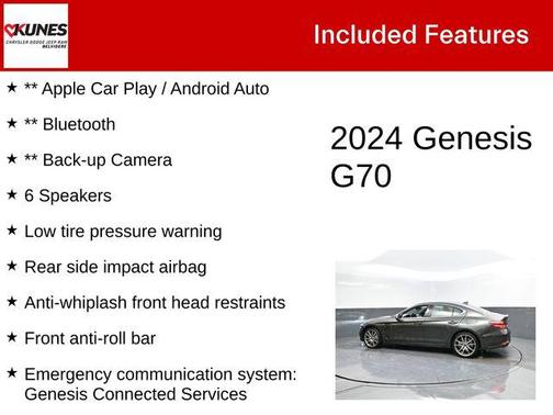 2024 Genesis G70 2.5T AWD