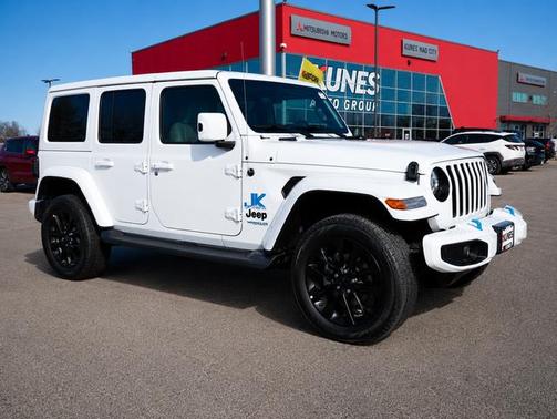 Bright White Clearcoat 2021 Jeep Wrangler Unlimited 4xe Sahara High Altitude