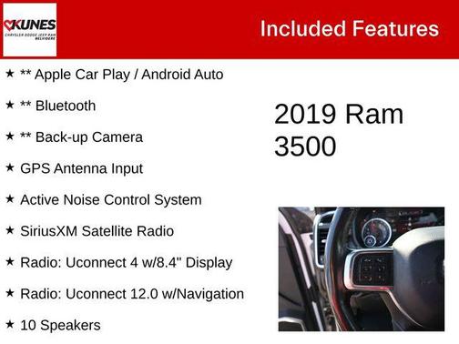 2019 RAM 3500 Laramie Crew Cab 4x4 8' Box