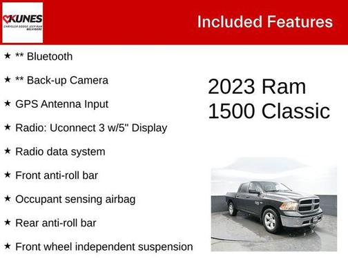Granite Crystal Metallic Clearcoat 2023 RAM 1500 Classic SLT