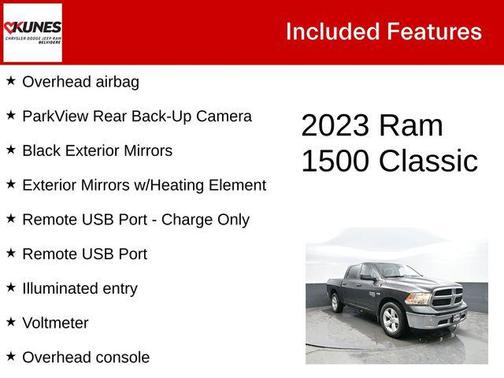Granite Crystal Metallic Clearcoat 2023 RAM 1500 Classic SLT