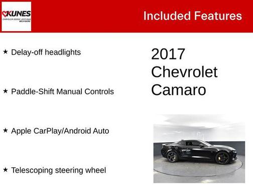 Black 2017 Chevrolet Camaro 2SS