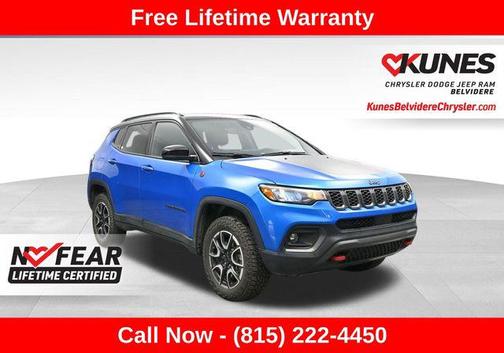 Hydro Blue Pearlcoat 2025 Jeep Compass Trailhawk