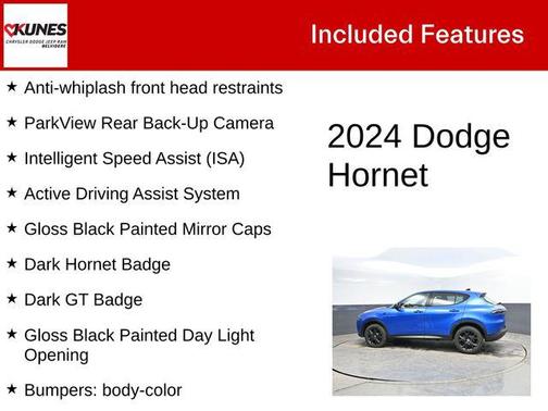 Blu Bayou 2024 Dodge Hornet GT AWD