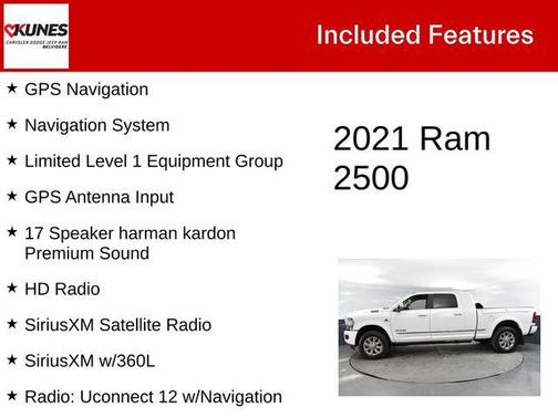 2021 RAM 2500 Limited Mega Cab 4x4 6'4' Box