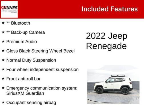 2022 Jeep Renegade Altitude