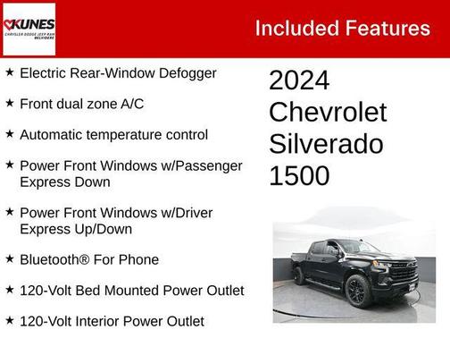 Black 2024 Chevrolet Silverado 1500 RST