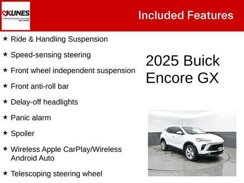 Summit White 2025 Buick Encore GX Preferred