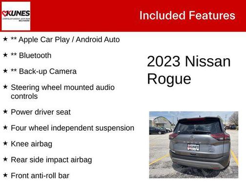 Gun Metallic 2023 Nissan Rogue SV