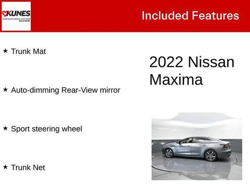 2022 Nissan Maxima SV Xtronic CVT