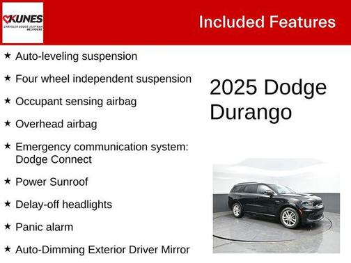 DB Black Crystal Clearcoat 2025 Dodge Durango R/T