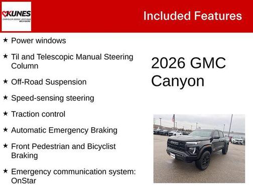 2026 GMC Canyon Elevation