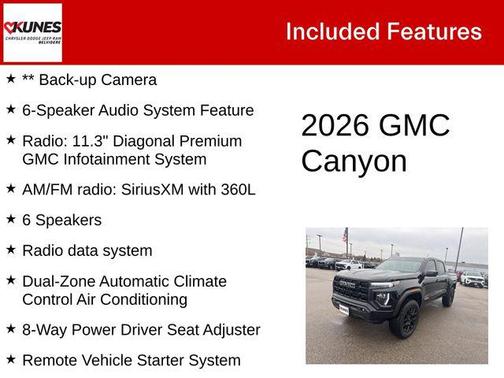 2026 GMC Canyon Elevation