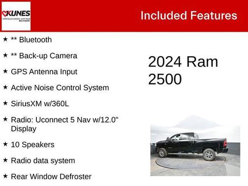 2024 RAM 2500 Laramie Crew Cab 4x4 6'4' Box