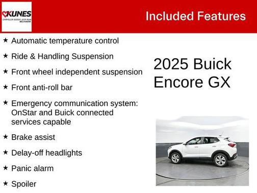 Summit White 2025 Buick Encore GX Preferred