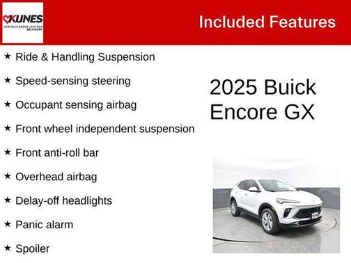 Summit White 2025 Buick Encore GX Preferred