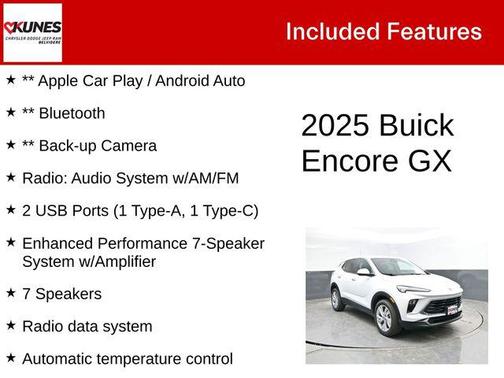 Summit White 2025 Buick Encore GX Preferred