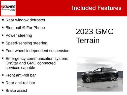 Ebony Twilight Metallic 2023 GMC Terrain SLT