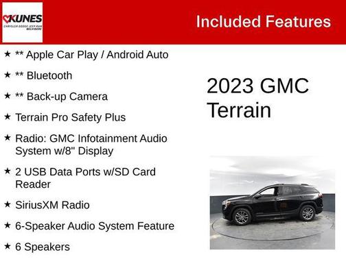 Ebony Twilight Metallic 2023 GMC Terrain SLT