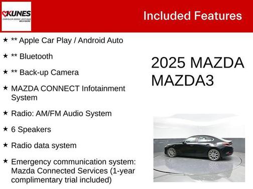 2025 Mazda Mazda3 FWD w/Preferred Package