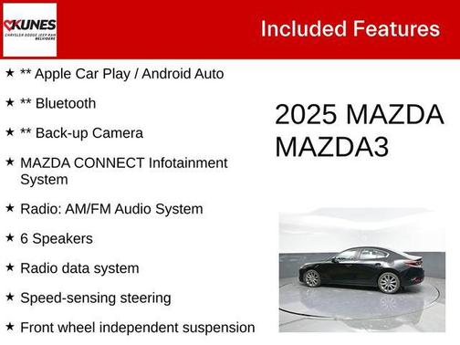 2025 Mazda Mazda3 FWD w/Preferred Package