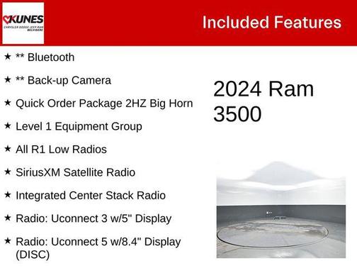 2024 RAM 3500 Big Horn Crew Cab 4x4 8' Box