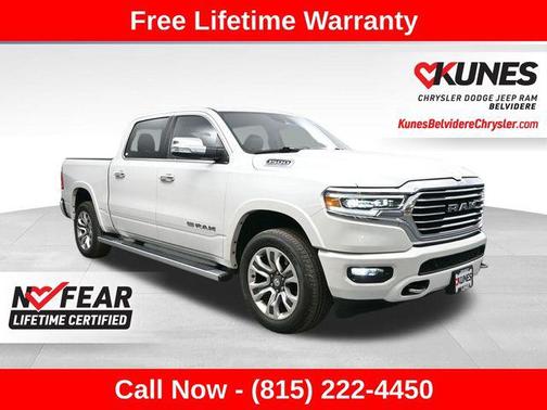 Ivory White Tri-Coat Pearlcoat 2022 RAM 1500 Longhorn