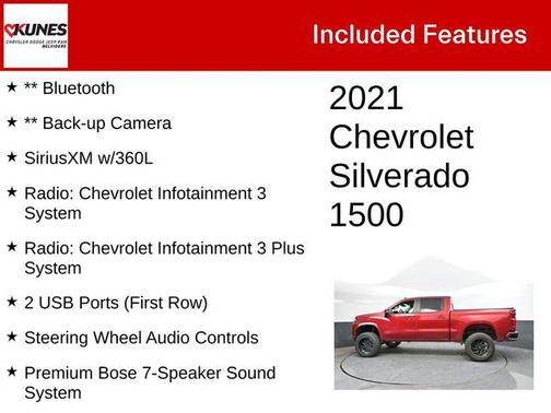 Cherry Red Tintcoat 2021 Chevrolet Silverado 1500 RST