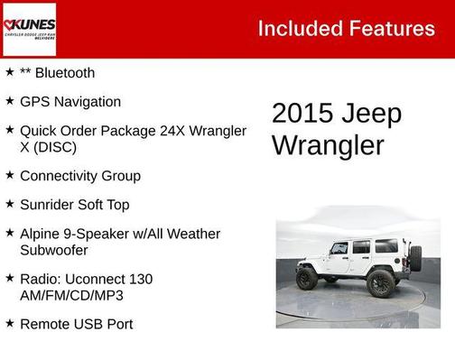 2015 Jeep Wrangler Unlimited Sahara