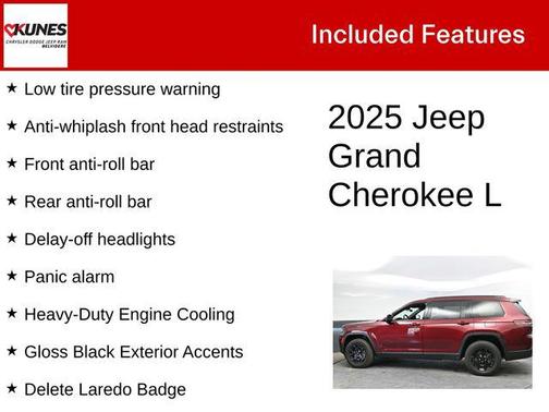 Velvet Red Pearlcoat 2025 Jeep Grand Cherokee L Altitude