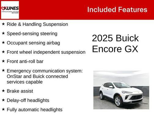 Summit White 2025 Buick Encore GX Preferred