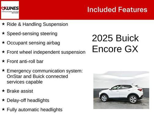 Summit White 2025 Buick Encore GX Preferred