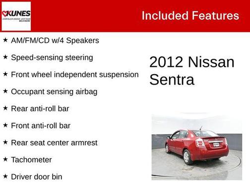Red Brick Metallic 2012 Nissan Sentra 2.0