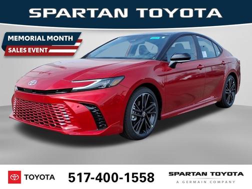 Supersonic Red w/Midnight Black Metallic Roof 2026 Toyota Camry XSE