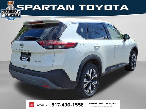 Pearl White Tricoat 2021 Nissan Rogue SV