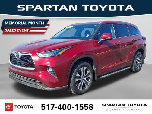 Ruby Flare Pearl 2022 Toyota Highlander XLE