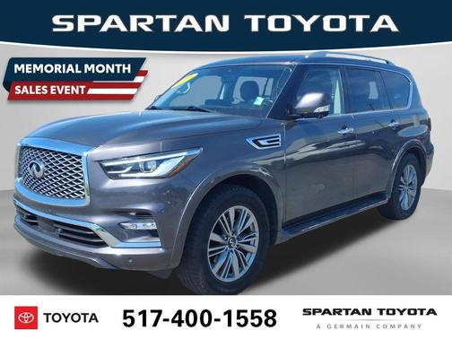 Anthracite Gray 2022 INFINITI QX80 Luxe
